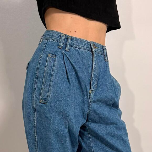Vintage 90s Liz Sport High-Waisted Jeans - Size 6 (Fits 2) - Picture 2 of 6